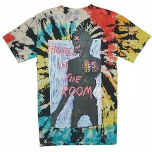 RARE TRAVIS SCOTT HIGHEST IN THE ROOM TEE TIE DYE